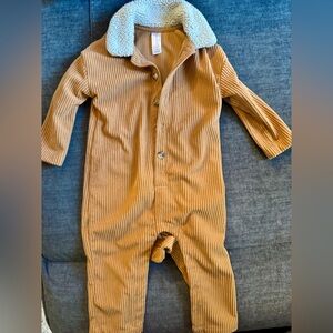 Warm baby/toddler corduroy onesie 18M